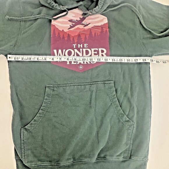 The Wonder Years Band Pullover Hoodie Sweatshirt Pop Punk Green Men's Size S - Picture 3 of 6